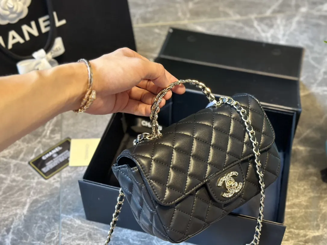 Mini Flap Bag with Top Handle