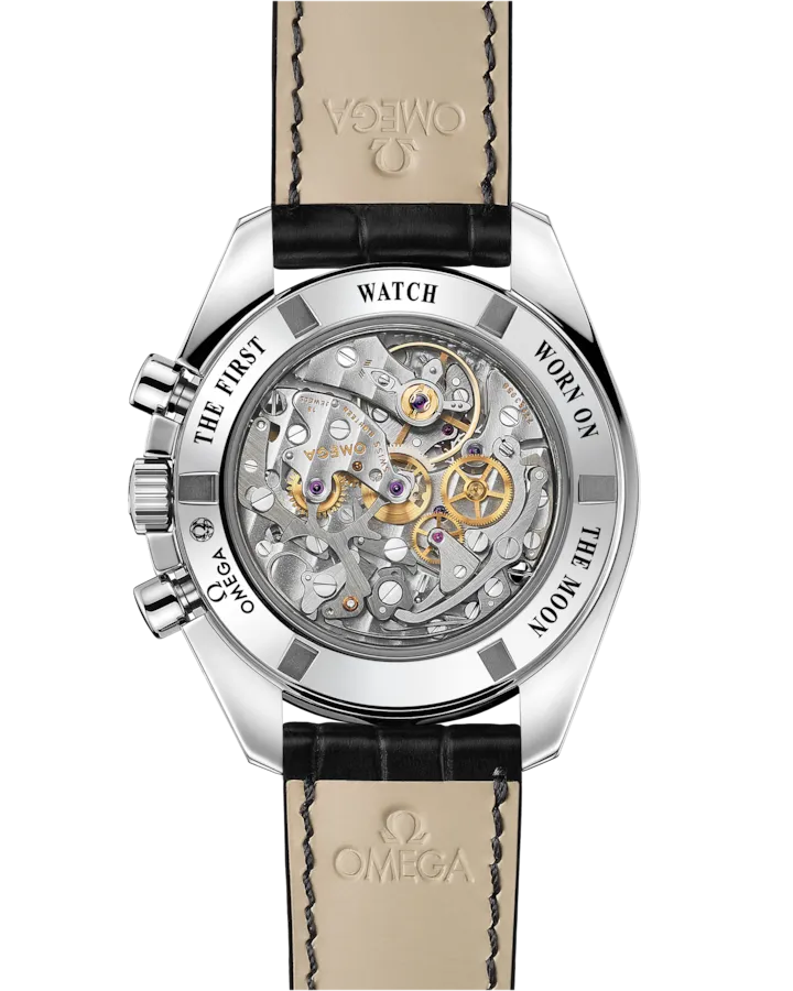 OMEGA SPEEDMASTER MOONWATCH PROFESSIONAL 42 MM, STEEL ON LEATHER STRAP