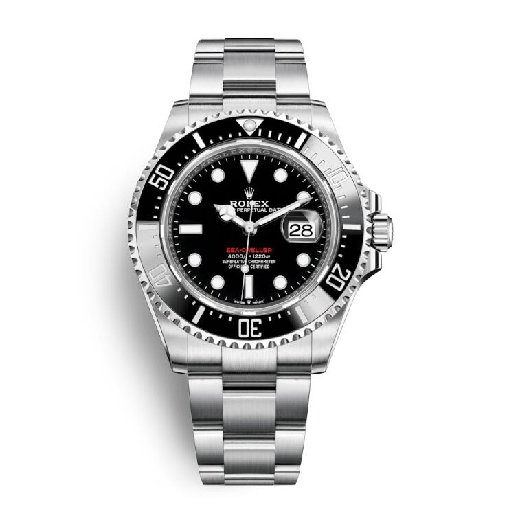 Rolex Sea Dweller Silver Black Dial 126600
