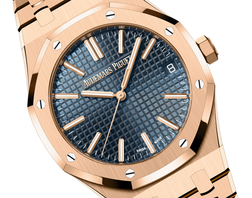 ROYAL OAK Pink Gold Bleu nuit nuage 50 Dial 41mm