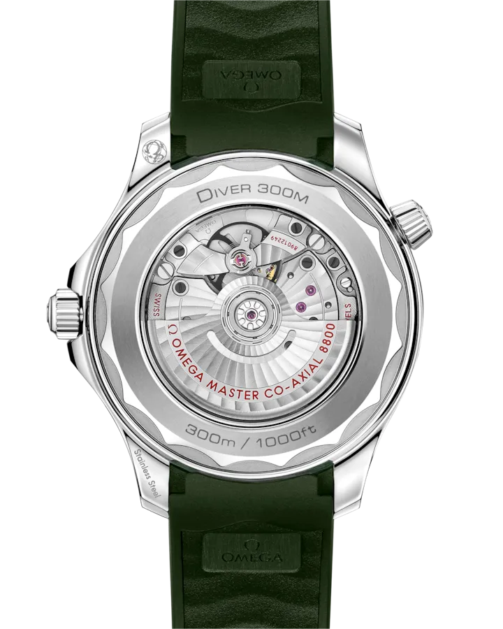 SEAMASTERDIVER 300M42 MM, STEEL ON RUBBER STRAP