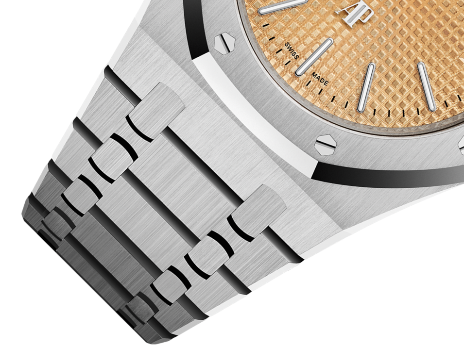 ROYAL OAK “JUMBO” EXTRA-THIN Pink Gold-toned Dial 39mm