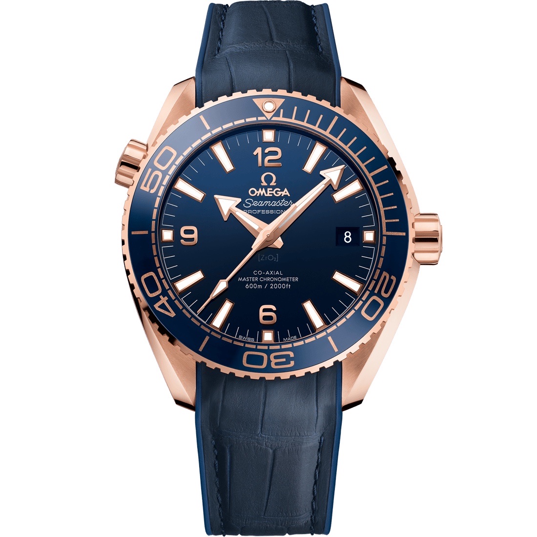 PLANET OCEAN 600M Deep Blue / Gold 43.5mm