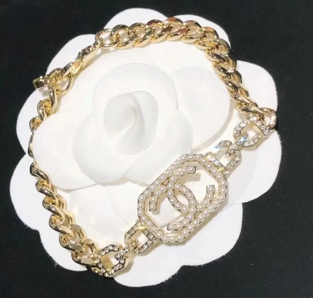 Double C Pearl Bracelet