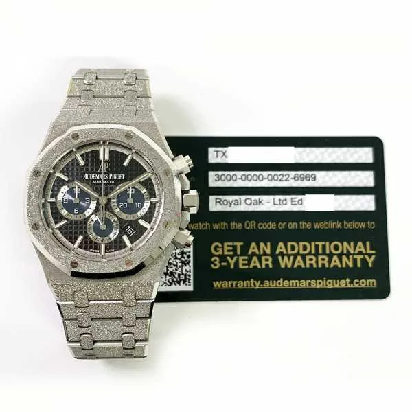 ROYAL OAK FROSTED CHRONOGRAPH Black Dial 41mm