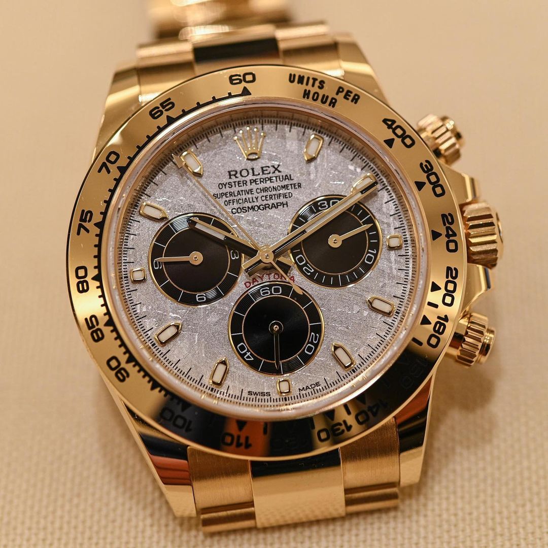 Rolex Cosmograph Daytona Yellow Gold Meteorite 116508-0015