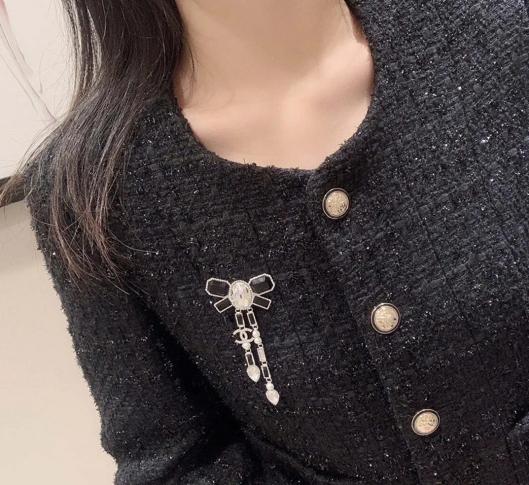 High quality 23k CC brooch