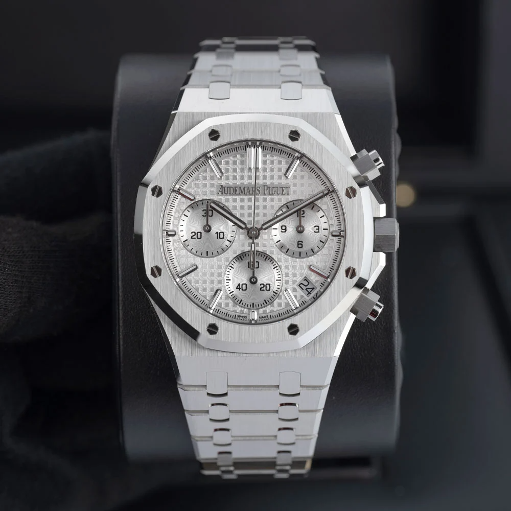 ROYAL OAK Silver-Toned Dial CHRONOGRAPH 41mm