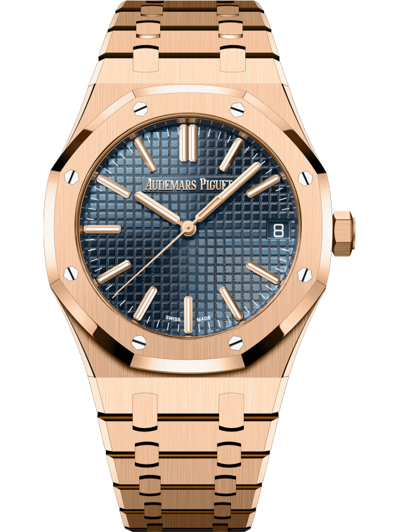 ROYAL OAK Pink Gold Bleu nuit nuage 50 Dial 41mm