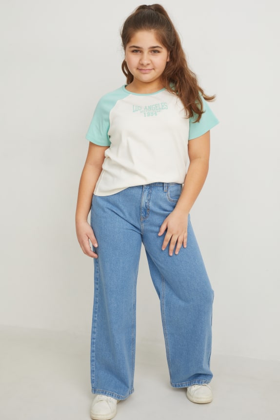 Extended sizes - multipack of 2 - wide leg jeans