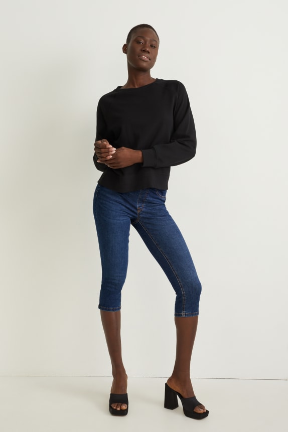 Capri jegging jeans - mid-rise waist - LYCRA®