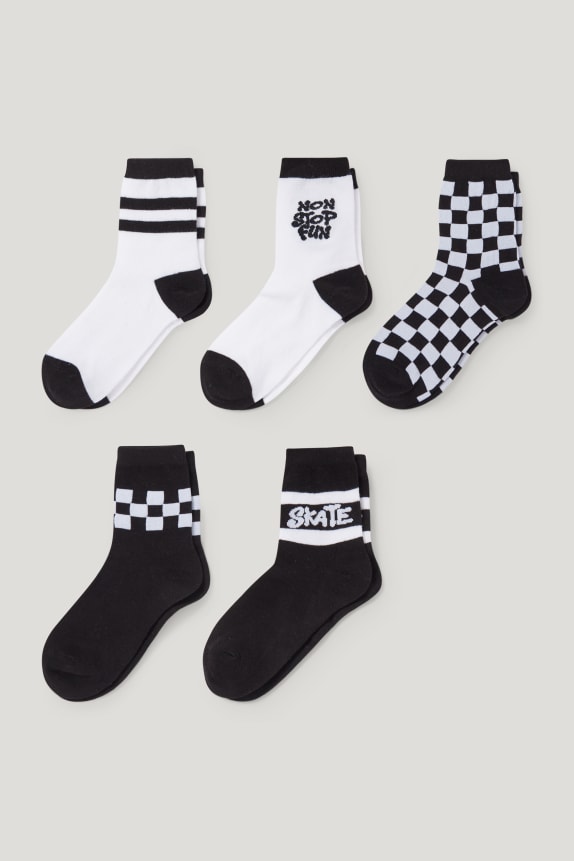 Multipack of 5 - socks - patterned
