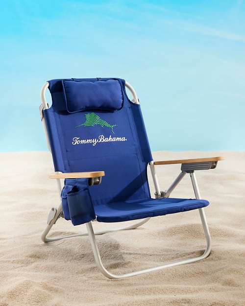 Tommy Bahama Wavy Marlin Deluxe Backpack Beach Chair