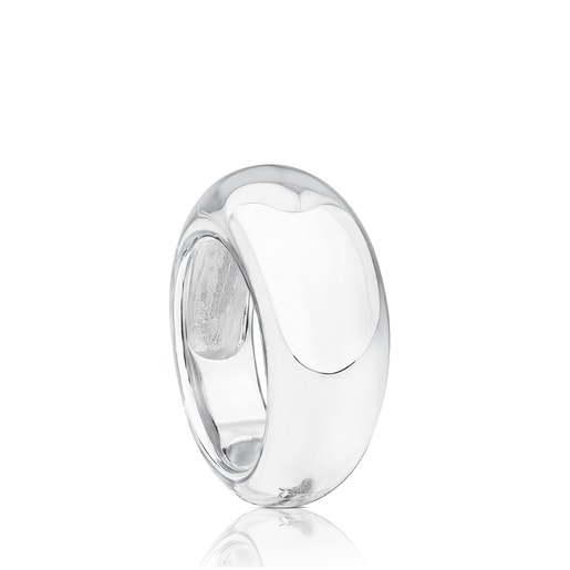 Silver TOUS Warm Ring 1cm. | 