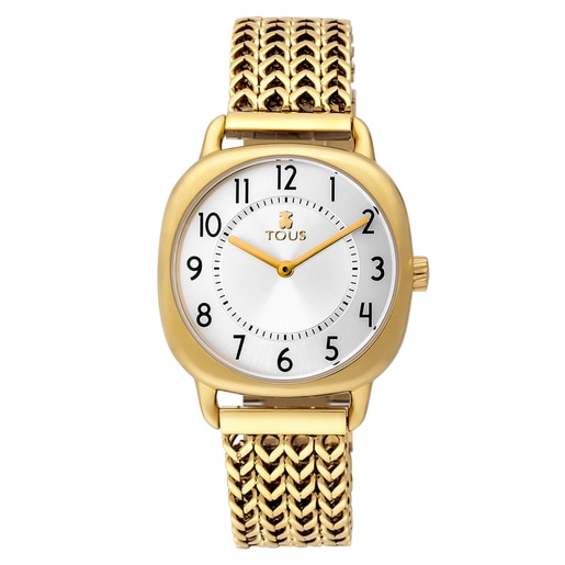 Pendientes Tous Mujer Gold-colored IP Steel Watch Osier 1920