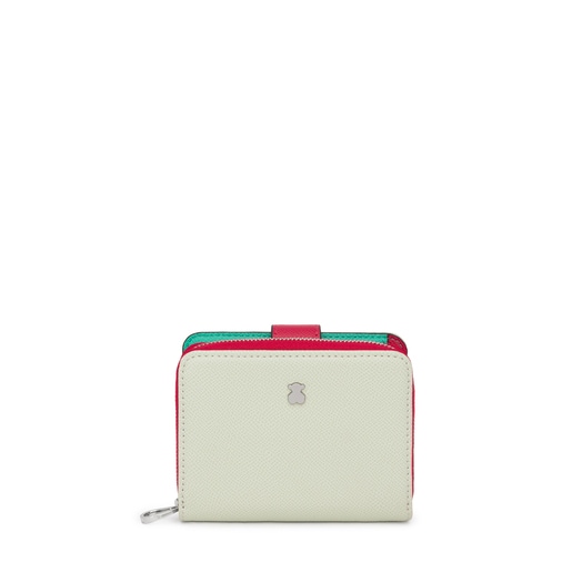 Small mint and beige New Dubai Wallet | 