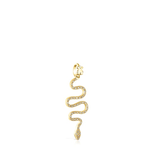 Colonia Tous Gold TOUS with Vibes Good serpent Diamonds Pendant