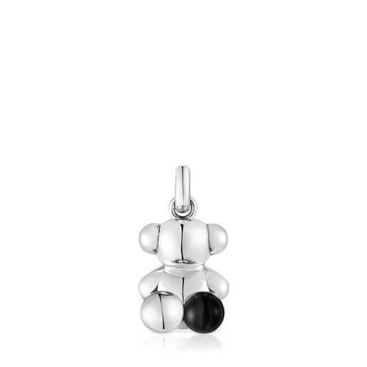 Tous Silver Bold onyx with pendant Bear