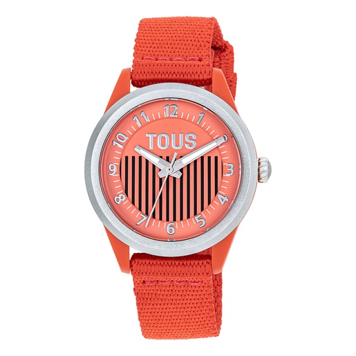 Tous Red Analogue Sun watch Vibrant