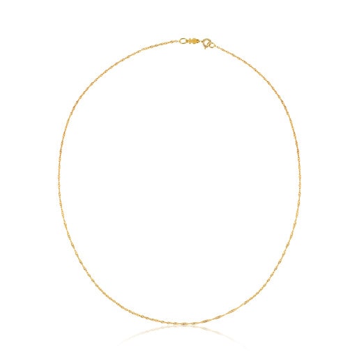 45 cm Gold TOUS Chain spiral Choker. | 
