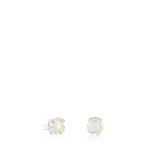 Tous TOUS Silver Color Earrings with mother-of-pearl