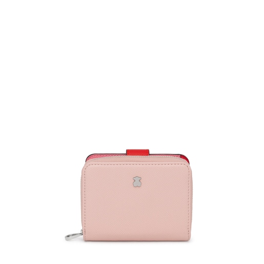 Love Me Tous Small pink and beige New Wallet Dubai