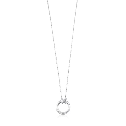 Silver TOUS Hold Necklace 1,6cm. | 
