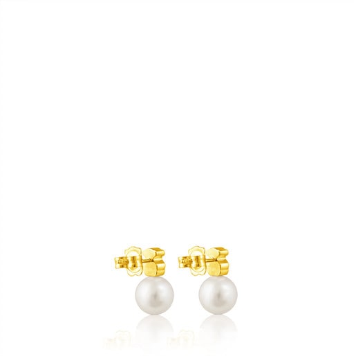 Tous Perfume Gold Sweet with pearls Dolls motif Earrings Bear