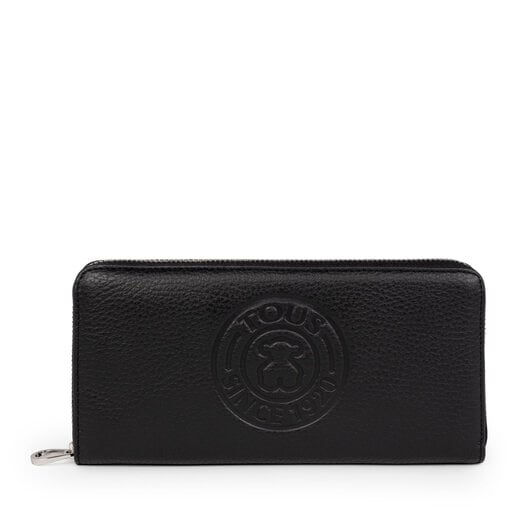 Medium black Leather New Leissa Wallet | 