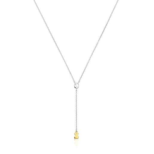 Two-tone TOUS Joy Bits necklace with bear | 