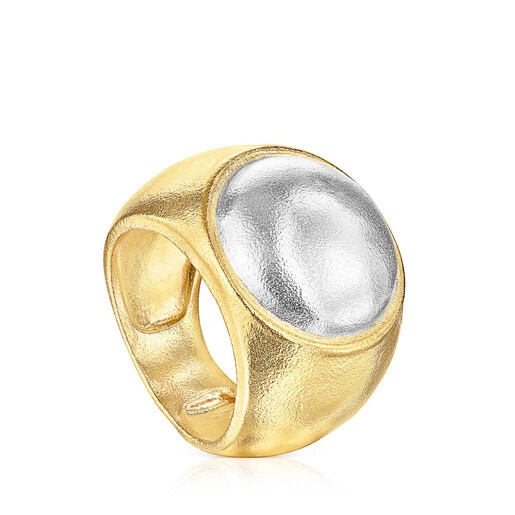 Anillos Tous Two-tone Luah Ring luna