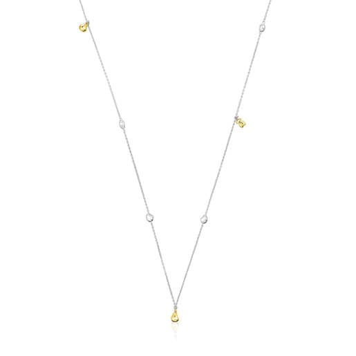 Two-tone TOUS Joy Bits necklace with combined motifs | 