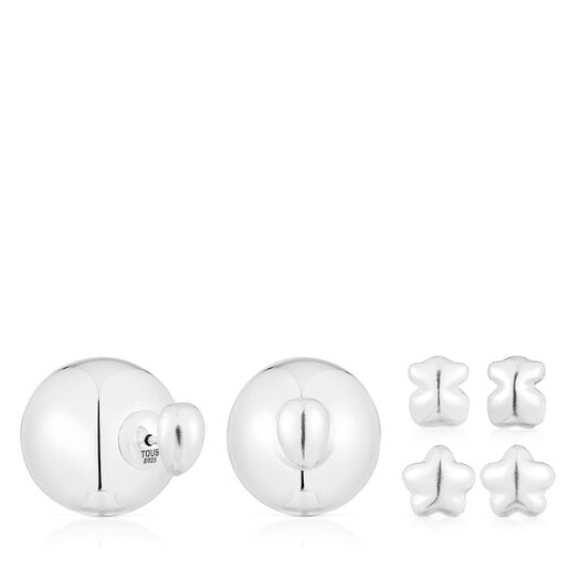 Tous Earrings motif TOUS silver Balloon Set of