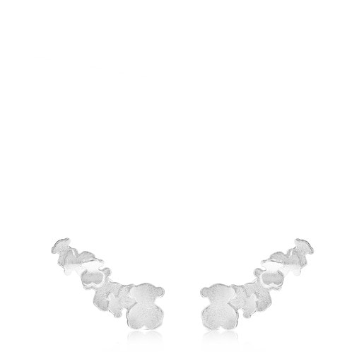 Tous Hill 2,3cm. Silver TOUS motif Bear Earrings