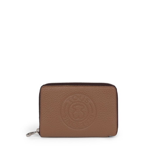 Small brown Leather New Leissa Wallet | 