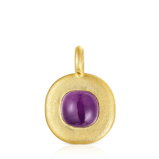 Colonia Tous Silver vermeil Nattfall Pendant with amethyst