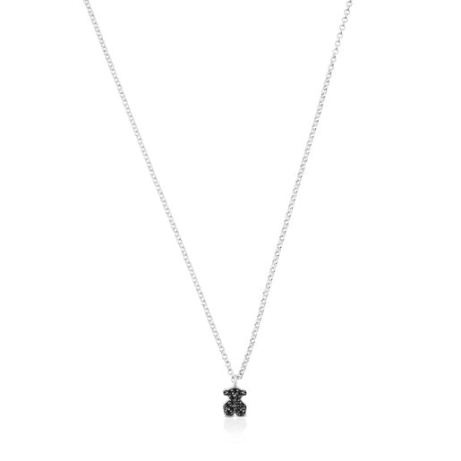 Bolsas Tous Silver Motif Necklace with Spinel