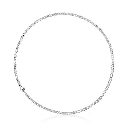 Relojes Tous Mujer TOUS MANIFESTO curb Choker silver chain in