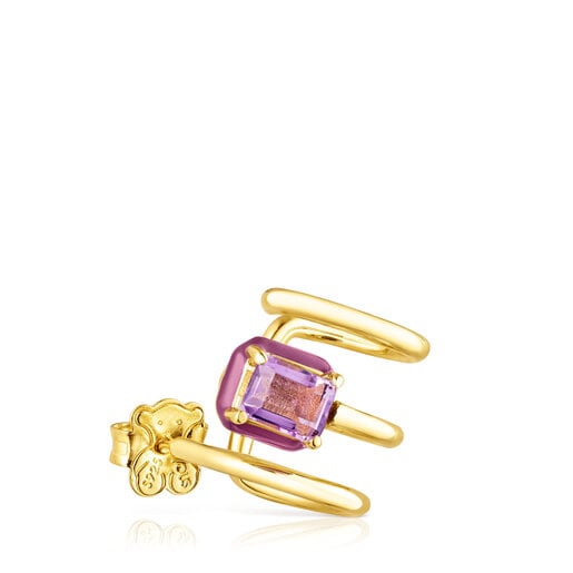 Tous Perfume TOUS Vibrant Colors Earcuff amethyst enamel colored with and