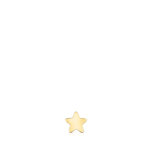 Gold TOUS Piercing Ear piercing with star | 