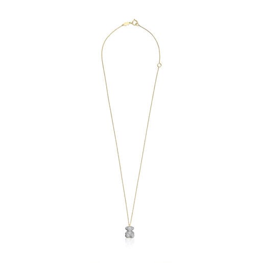 Colonia Tous 0.58ct-diamond and gold Bold Bear necklace