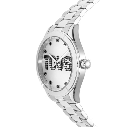 Pendientes Tous Mujer Analogue watch with steel and crystals wristband T-Logo