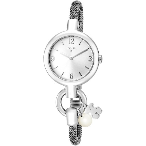 Pendientes Tous Mujer Steel Hold Watch Charms