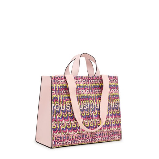 Tous Black Friday Large pink Amaya Shopping bag Vera TOUS