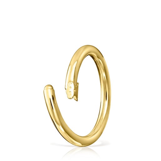 Tous Pulseras Large Vermeil Silver Hold Ring