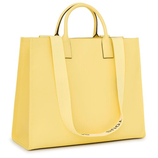 Tous Black Friday Large yellow TOUS La Rue Amaya bag Shopping