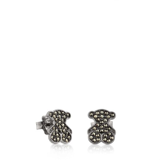 Tous Earrings Grace Marcasite with Silver