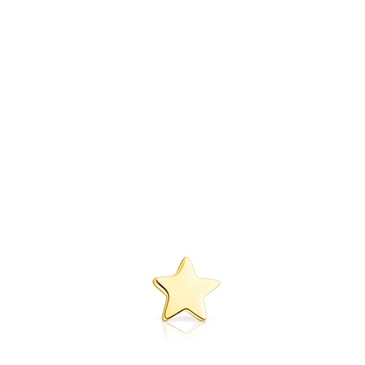 Tous Piercing TOUS star piercing motif Gold Ear