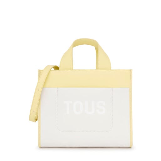 Tous TOUS Shopping bag Maya yellow and Beige