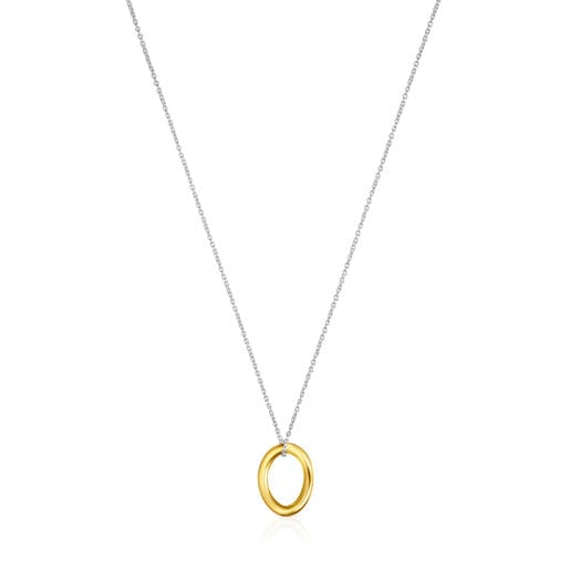 Tous Pulseras Two-tone silver vermeil TOUS Hav Necklace ring with